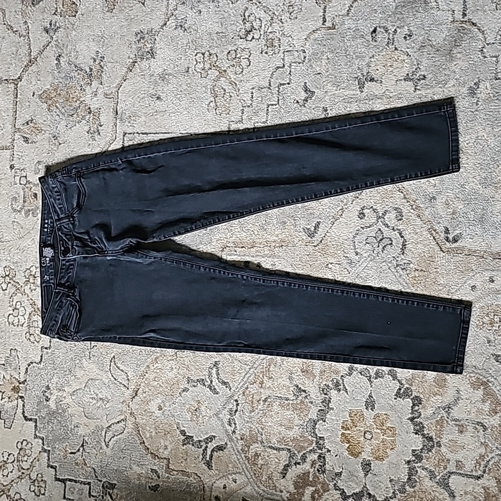Celebrity Pink Jeans Low Rise Skinny 3S dark grayish black